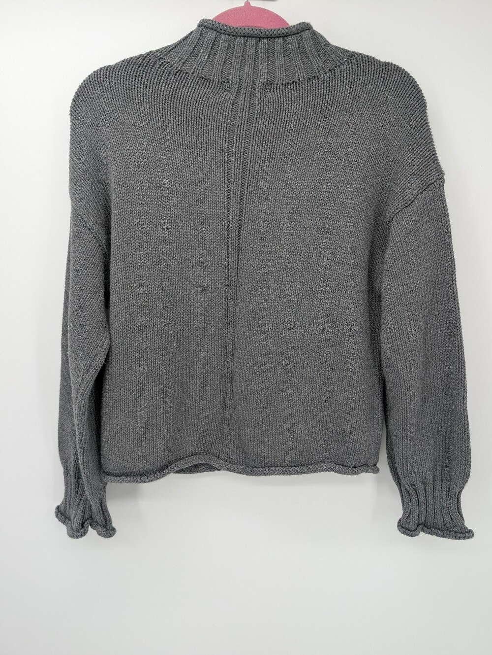 J Crew 2025 Rollneck™ sweater CM712 Size XXS *Flaw Gray - Picture 3 of 8